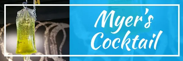 Myer's cocktail can help reduce signs and symptoms of fibromyalgia, asthma, migraines, dehydration and low energy levels.