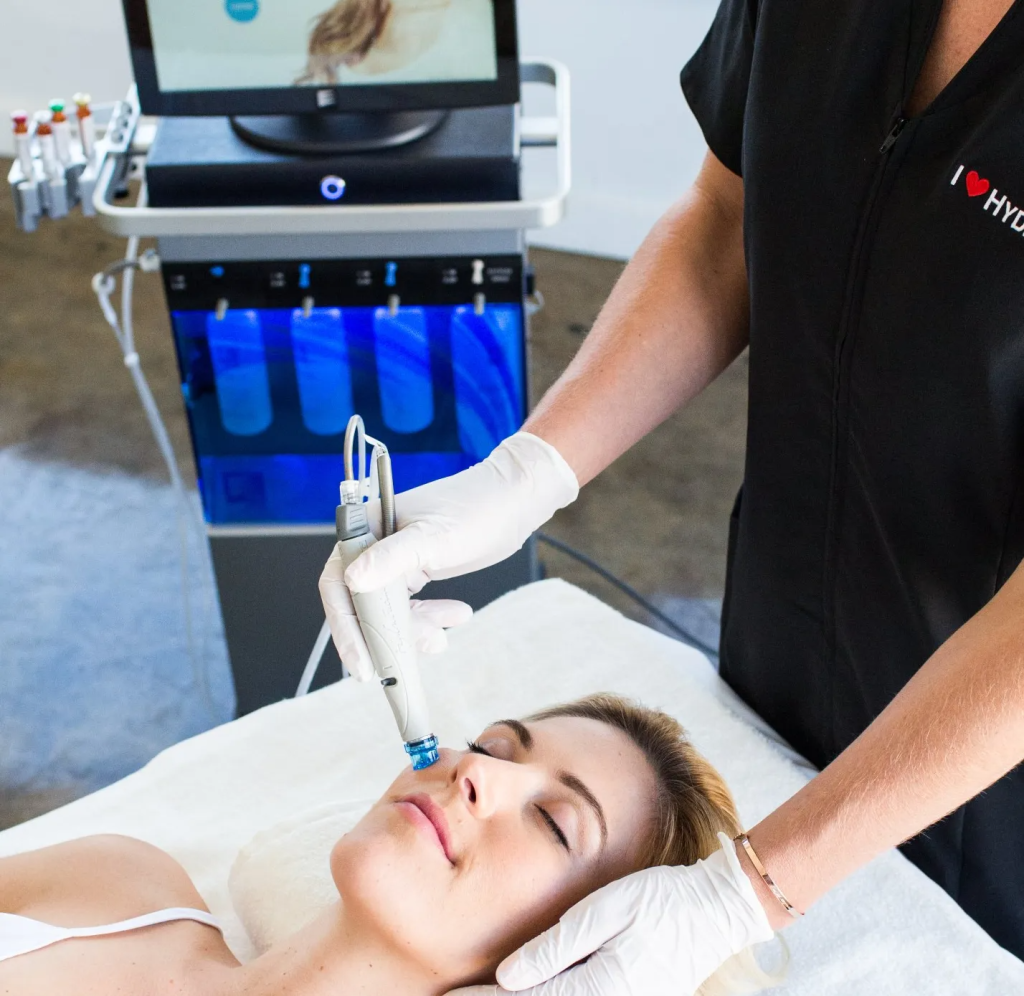 HydraFacial is the only hydra dermabrasion procedure that combines cleansing, extraction and hydration simultaneously for clearer skin.