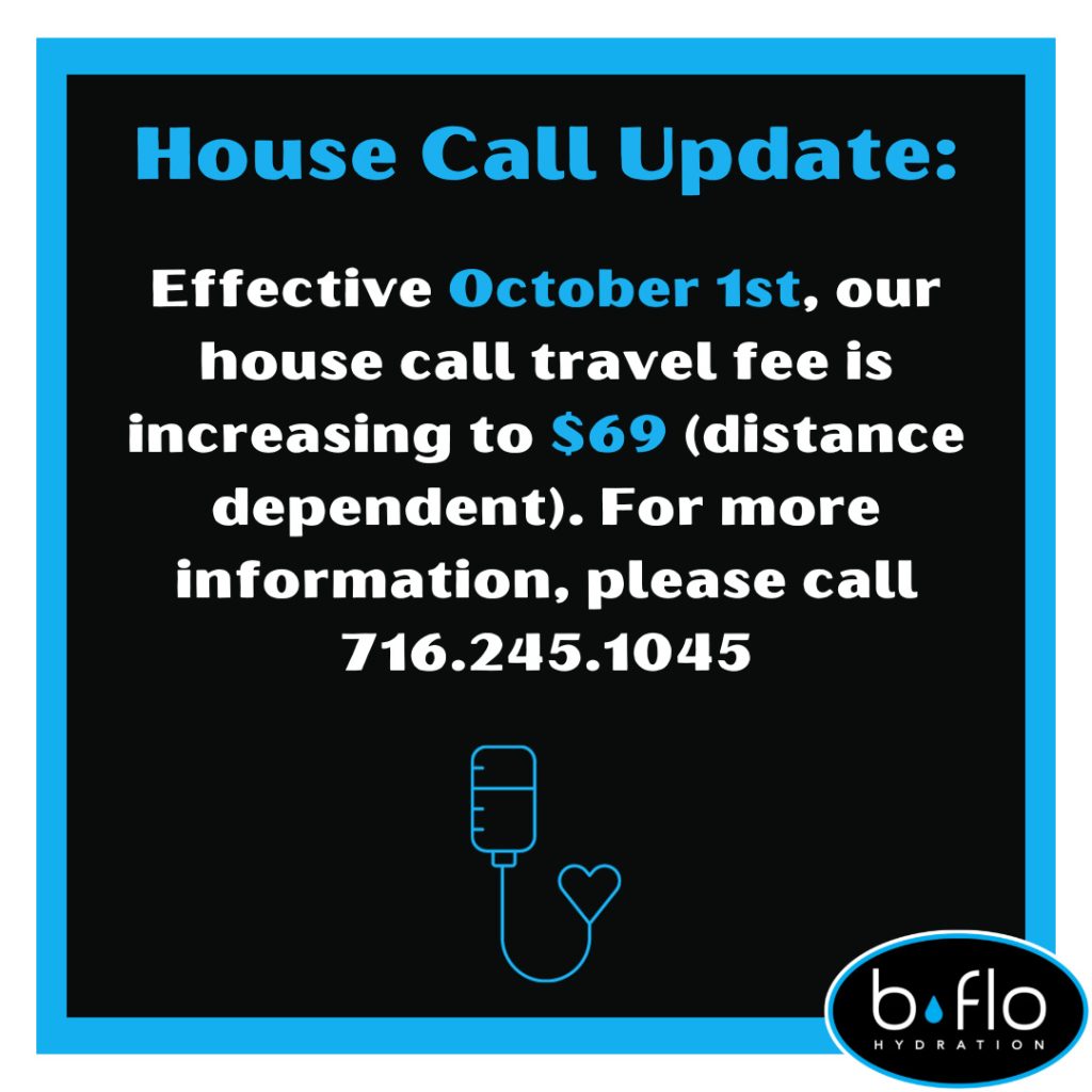 BFLO Hydration important house call update.