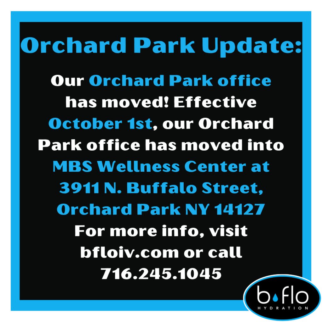 BFLO Hydration has a new Orchard Park location.