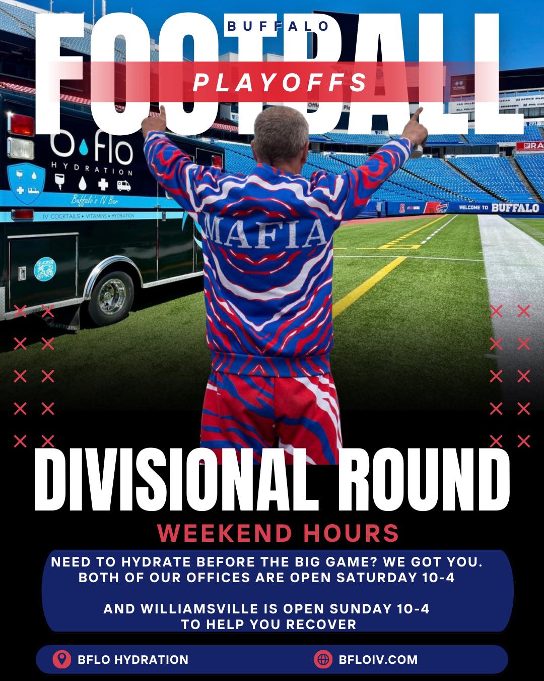 Read more about the article It’s game day, Buffalo! ❤️💙