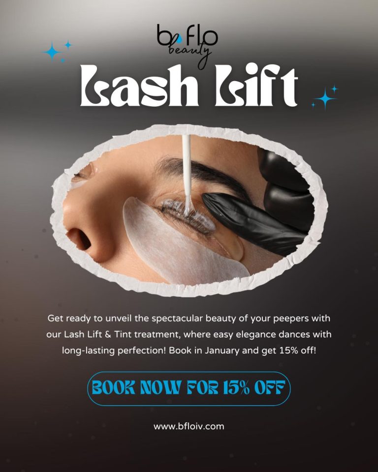 Read more about the article Our esthetician Bella is here today til 4pm with same-day availability for a lash lift & tint treatment!