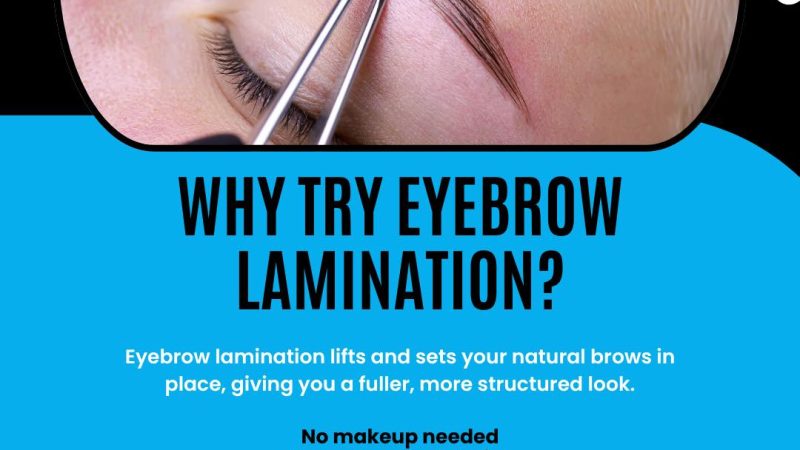 Introducing our newest service…brow lamination!